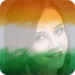 Logo of India Flag Photo DP Letter Art android Application 