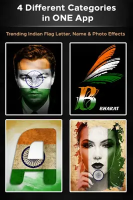 India Flag Photo DP Letter Art android App screenshot 12