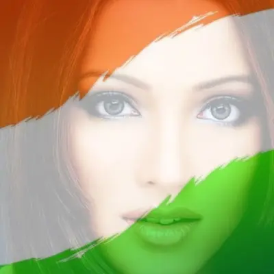 India Flag Photo DP Letter Art android App screenshot 1